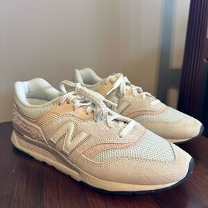 New Balance Beige and Rose Sneakers 997h V1